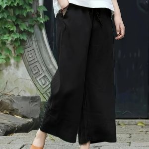 Casual Wide-leg Trousers From Europe And The US