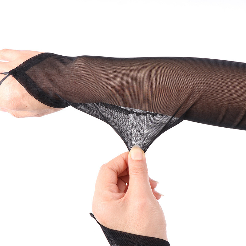 50CM Elastic Mesh Breathable Hanging Finger Sleeve Cover Oversleeve - Image 2