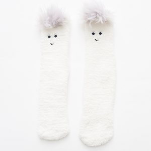 Cute Cartoon Thickened Thermal Home Towel Socks Sleep Floor Socks