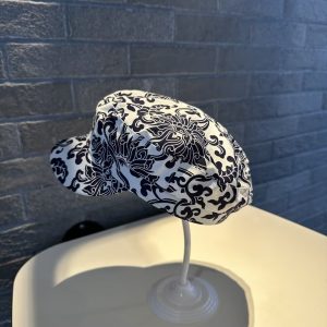 Printed Cap Fashionable Korean Style Versatile Outdoor Accessory