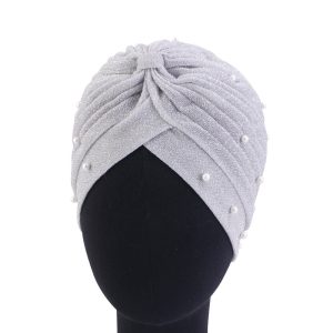 Babys-breath Pearl Womens Headscarf Cap