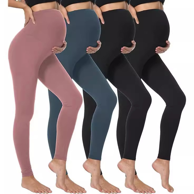 Autumn And Winter Maternity Pants High Waisted Belly Support Pants - Image 2