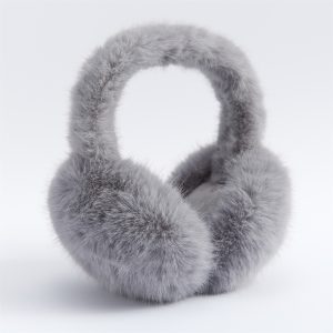 Fox-fur Ear Warmers For Warmth And Frost Protection