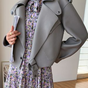 New Genuine Leather Clothes Women's Jacket Sheepskin Loose-fitting Short Coat