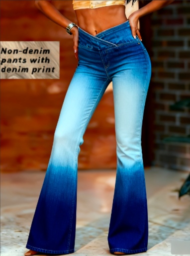 Slim-fit Flared Casual Jeans - Image 2