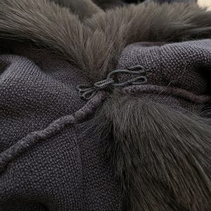 Knitted Cardigan Shawl Cape Coat