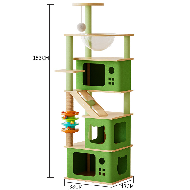 Pet Supplies Cat Climbing Frame Cat Nest Cat Scratch Board Cat Tree - الصورة 2