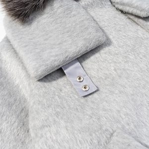 Fashionable Casual Pocket Decoration Woolen Coat