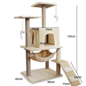 Cat Climbing Frame Scratching Post Sword Tree Climbing Toy