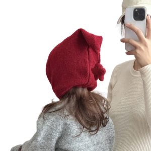 Cute Korean-style Thickened Wool Hat For Babies And Toddlers In Winter