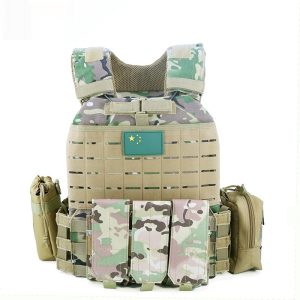 Camouflage Weighted Vest For Amphibious Training