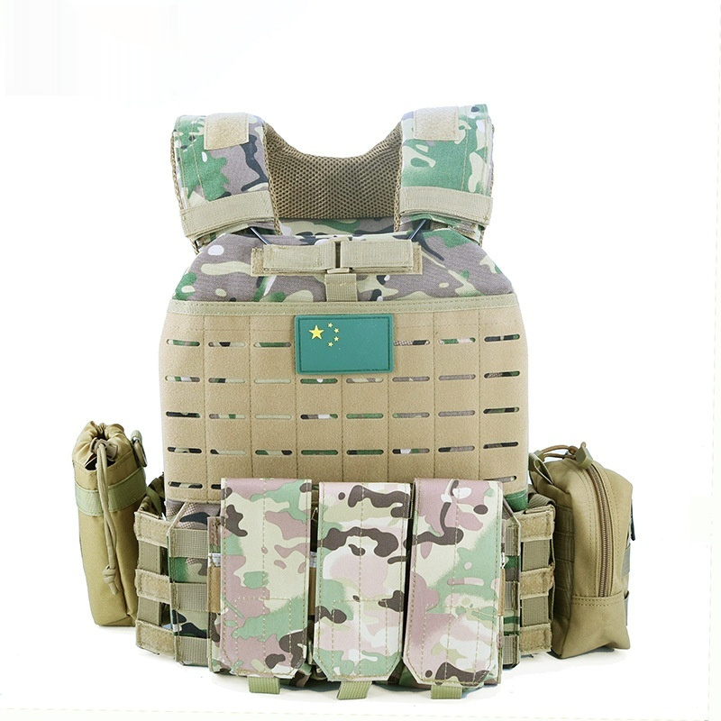 Camouflage Weighted Vest For Amphibious Training - الصورة 5