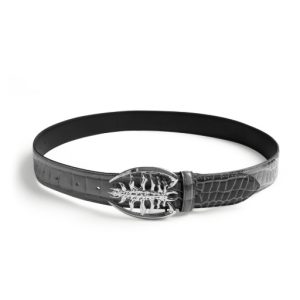 Heavy Duty Metal Ribbed Buckle Niche Belt
