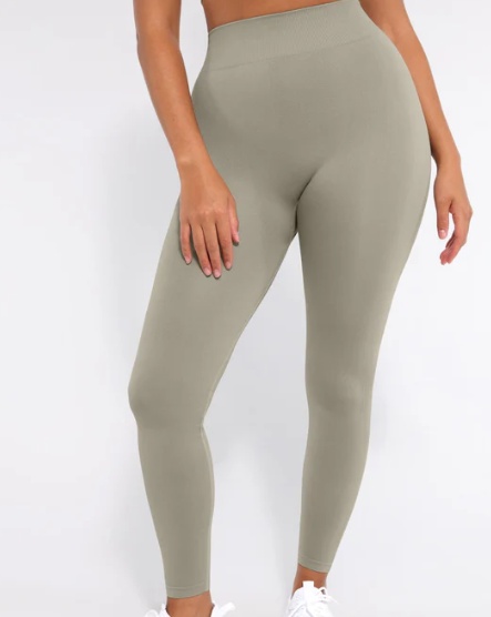 Seamless High-waisted Leg-slimming Yoga Leggings - Image 4