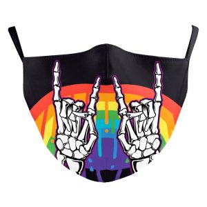 Milk Silk Double-layer Halloween Digital Printing Mask