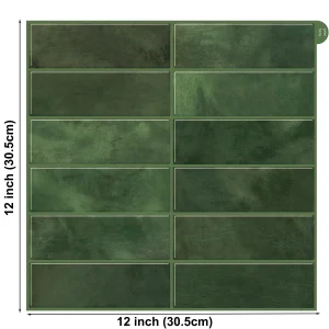 Peel and Stick Wall Tile Stickers Strong Adhesive Wallpaper DIY for Kitchen &Bathroom Backsplash Bathroom RVs Decoration