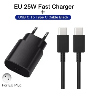 PD 25W USB C Fast Charger For Samsung Galaxy S24 S22 S23 Ultra Plus USB Type C Phone Charger S21 S20 fe A54 5G Fast Charge Cable