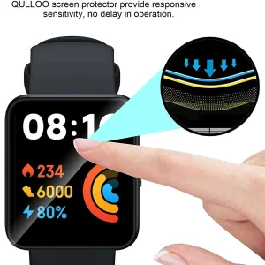 Protective Film For xiaomi Redmi watch 2 lite SmartWatch Screen Protector Film Clear TPU Not Glass Curved Full Cover