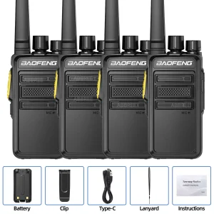 Baofeng BF-V12D GMSK Walkie Talkie Digital Copy Frequency HD Encrypted Call Noice Reduction Radio Two Way Radio BF-888S Upgrade