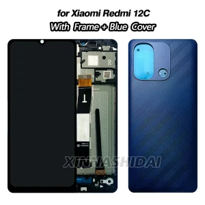 100% Tested LCD For Xiaomi Redmi 12C LCD Touch Screen Digitizer Assembly Replacement Part For For Xiaomi Redmi 12C Display