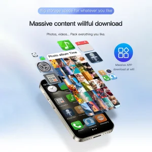 SOYES XS18 Pro 3.0" Mini Smart Phone Android9.0 Face ID 2GB RAM 16GB ROM Facial Recognition Dual SIM Standby 3G Small Phone