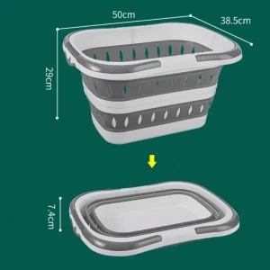Foldable Laundry Basket Bathroom Dirty Clothes Basket with Handle Suitable for Laundry Room Wall Mounted Clothing Storage Basket