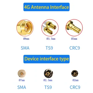 3G 4G LTE Antenna 29dBi Cellular Mobile Network Amplifier Indoor Long Range WiFi Router Modem Signal Booster TS9 CRC9 SMA Male