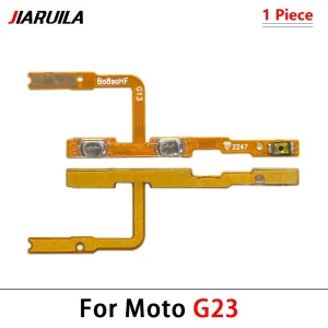 New Power On Off Volume Key Button Flex Cable For Motorola Moto G22 G32 G52 G62 G72 G82 G13 G23 G53 G73 G04 G14 G34 G54 G84 G42