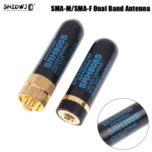 1Pcs Mini SMA-M/SMA-F Dual Band Antenna UHF+VHF SRH805S Walkie Talkie Radio Accessories