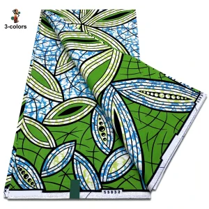 2025 Guaranteed Veritable Original African Wax Print Fabric Real Nigerian 100% Cotton Ankara Wax Fabric Soft Pagne Spuer Batik