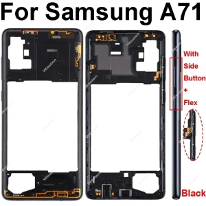 Middle Frame For Samsung Galaxy A21S A217 A217F A31 A41 A51 A71 A315 A415 A515 A515 A715 Housing Center Cover With Side Button