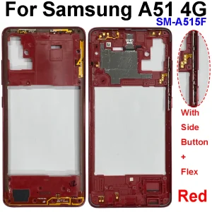 Middle Frame For Samsung Galaxy A21S A217 A217F A31 A41 A51 A71 A315 A415 A515 A515 A715 Housing Center Cover With Side Button
