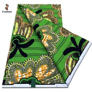 2025 Guaranteed Veritable Original African Wax Print Fabric Real Nigerian 100% Cotton Ankara Wax Fabric Soft Pagne Spuer Batik