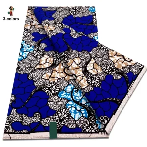2025 Guaranteed Veritable Original African Wax Print Fabric Real Nigerian 100% Cotton Ankara Wax Fabric Soft Pagne Spuer Batik