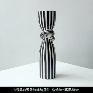 Livetai Wabi-Sabi Ceramic Abstract Sculpture,Handmade Irregular Decorative Ornament for Modern Home Decor, Bookshelf, Bar,