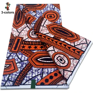 2025 Guaranteed Veritable Original African Wax Print Fabric Real Nigerian 100% Cotton Ankara Wax Fabric Soft Pagne Spuer Batik