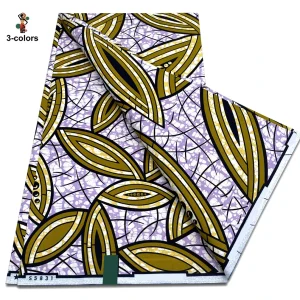 2025 Guaranteed Veritable Original African Wax Print Fabric Real Nigerian 100% Cotton Ankara Wax Fabric Soft Pagne Spuer Batik