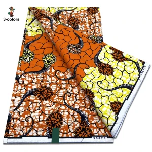 2025 Guaranteed Veritable Original African Wax Print Fabric Real Nigerian 100% Cotton Ankara Wax Fabric Soft Pagne Spuer Batik