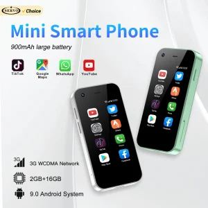 SERVO KING5000 Super Mini Smartphone 3G Android System 2 SIM Standby WhatsAPP WiFi Hotspot 2.5" Screen Small Smart Mobile Phones