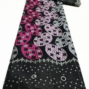 Nigerian Swiss Voile Lace Fabric with 3D Flower Applique And Stones Super Quality African Wedding Dress Lace 2026