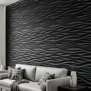 20PCS 3D Wall Panels 30x30cm Indoor Wall Decoration for Living Room Bedroom Hotel Office  Mural Tile-Panel-Mold 3D Wall Sticker