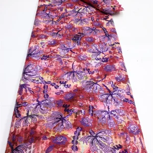 Nigerian Sequins Lace Fabric 2025 High Quality African Lace French Tulle Sequin Embroidery Lace Fabrics For Party Dress