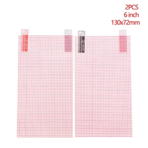 2Pcs Universal Screen Protector 5/6/7/8/9/10/ Inch Smart Phone Tablet GPS Protective Film