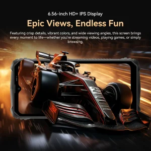 Oscal MARINE 1 Rugged Phone 6.56 inch HD+ 90Hz Display Ultra-thin Gemini Al 2.0 Android 15 5100mAh IP68 Cellphone