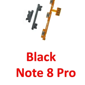 For Xiaomi Redmi Note 8 Pro Phone New Power Volume Button On Off Up Down Key Internal Flex Cable Part For Redmi Note 8 Pro