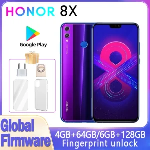 HONOR 8X Smartphone Global firmware CPU Haisi Qilin 710 6.5-inch 3750mAh rear camera 20MP Dual SIM used phone