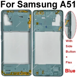Middle Frame For Samsung Galaxy A21S A217 A217F A31 A41 A51 A71 A315 A415 A515 A515 A715 Housing Center Cover With Side Button