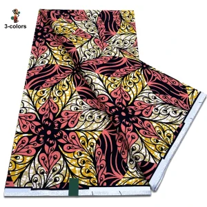 2025 Guaranteed Veritable Original African Wax Print Fabric Real Nigerian 100% Cotton Ankara Wax Fabric Soft Pagne Spuer Batik
