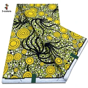 2025 Guaranteed Veritable Original African Wax Print Fabric Real Nigerian 100% Cotton Ankara Wax Fabric Soft Pagne Spuer Batik