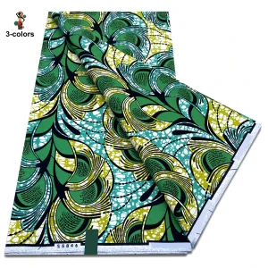 2025 Guaranteed Veritable Original African Wax Print Fabric Real Nigerian 100% Cotton Ankara Wax Fabric Soft Pagne Spuer Batik